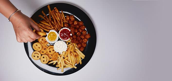 2. Be Picky with Your Plate