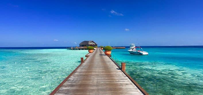 Luxury beach escape in the Maldives