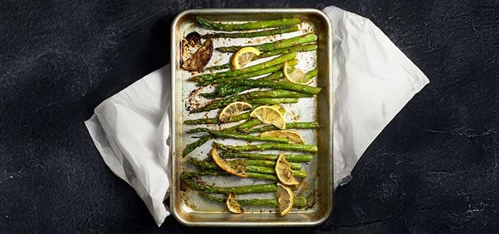 Grilled Asparagus with Lemon & Garlic