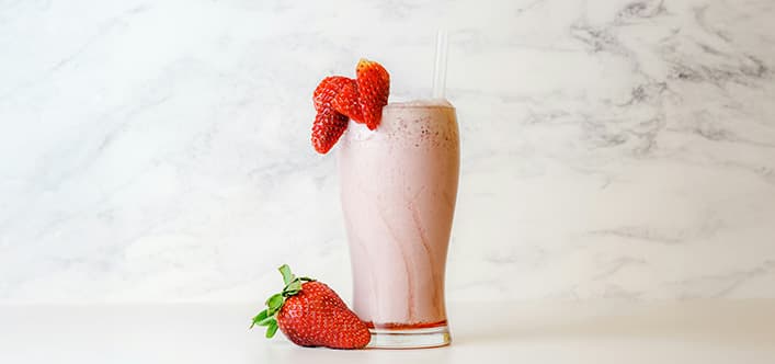 A Spring Strawberry Smoothie