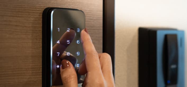 Smart digital door lock