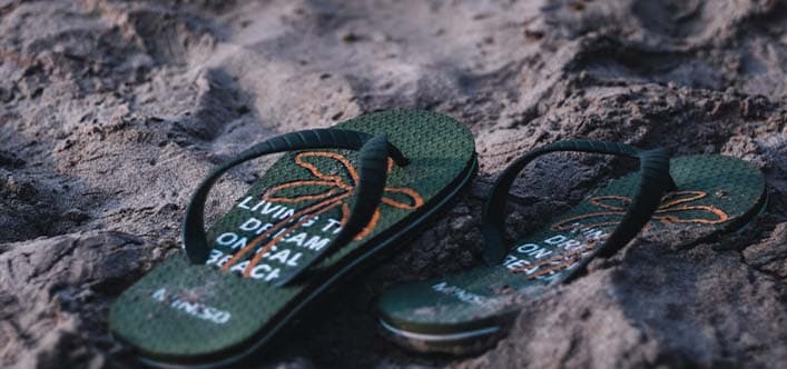 Flip flops or sandals
